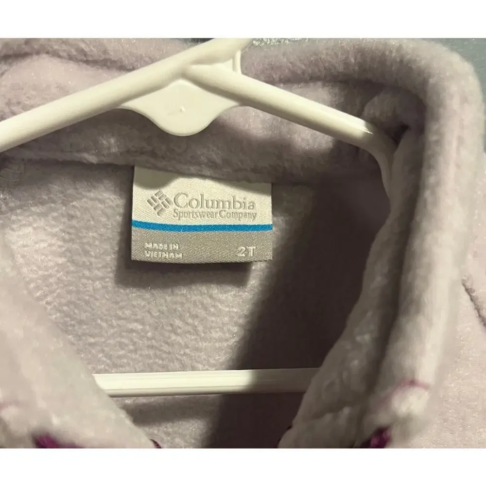 NWT Columbia Toddler Girls' Benton Springs Fleece Jacket - 2T